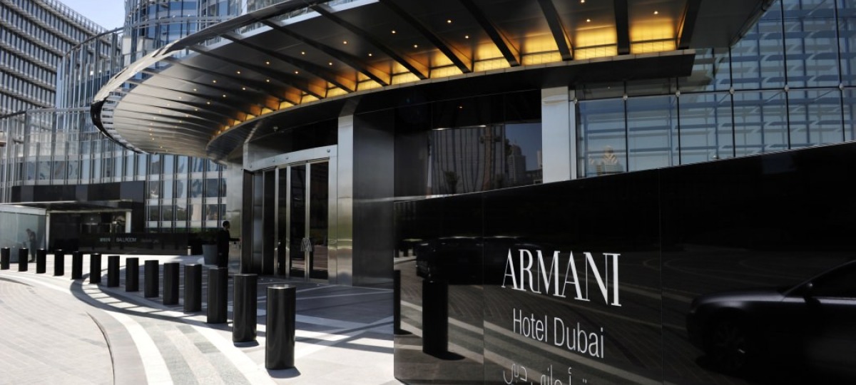 Herzlich Willkommen im Armani Hotel Dubai