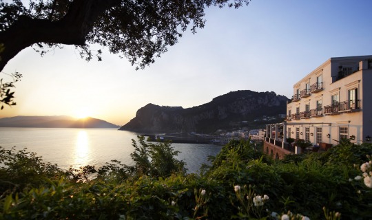 Sonnenuntergang auf Capri