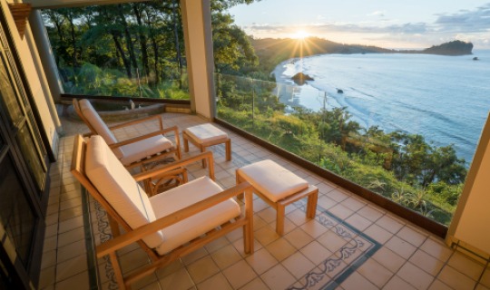 Sonnenuntergang auf Ihrem privaten Balkon