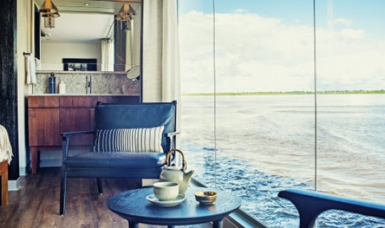 Schwimmendes Badezimmer