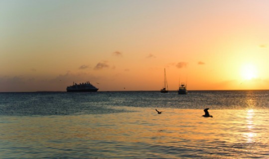 Abendrot am Meer