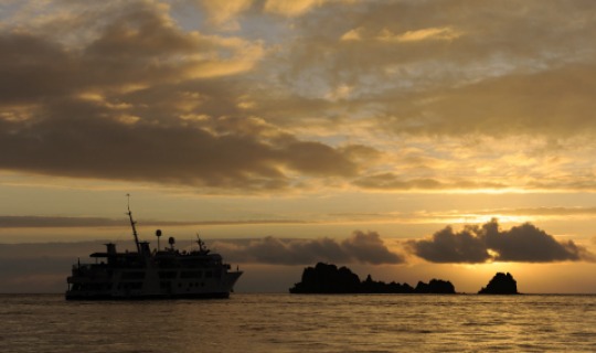 Wunderschöne Sonnenuntergang