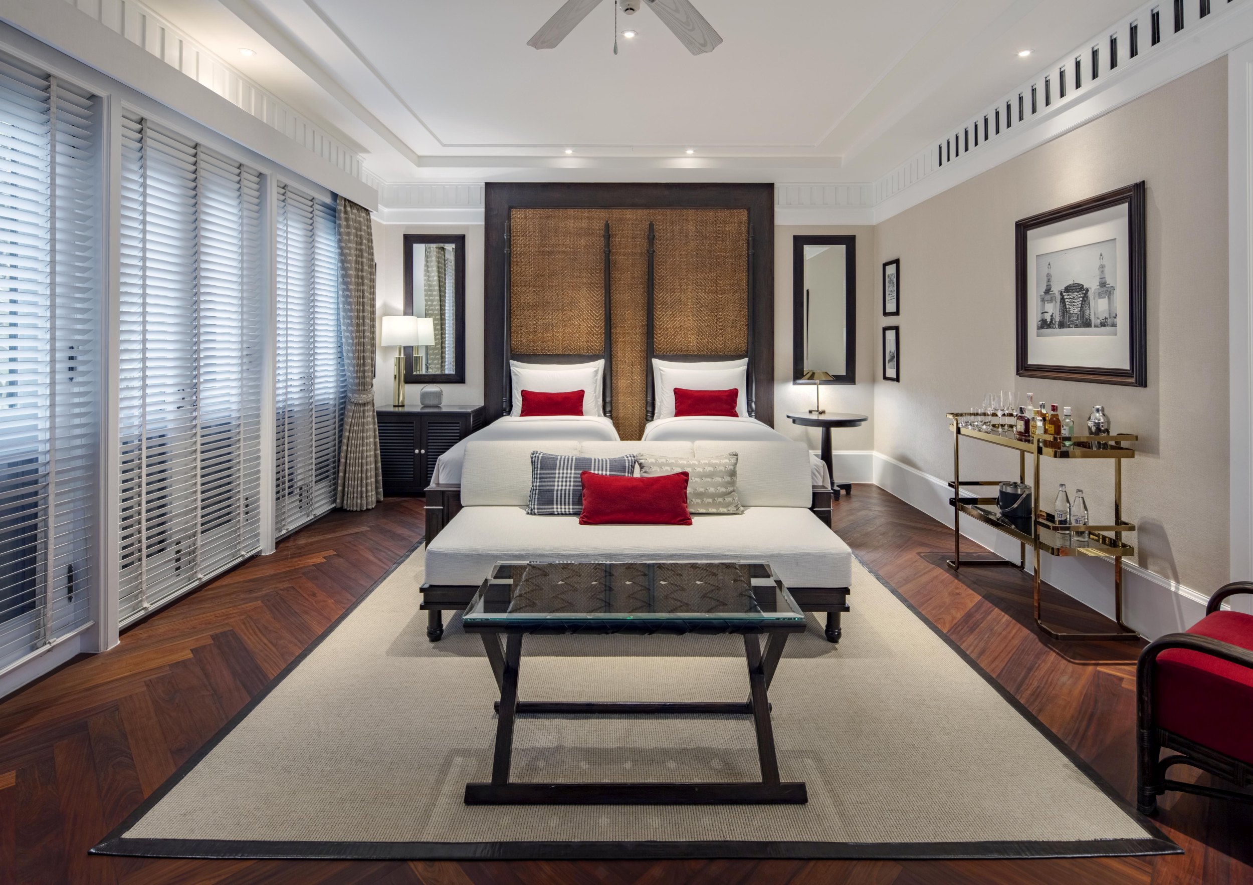 Moderne Akzente in der Suite