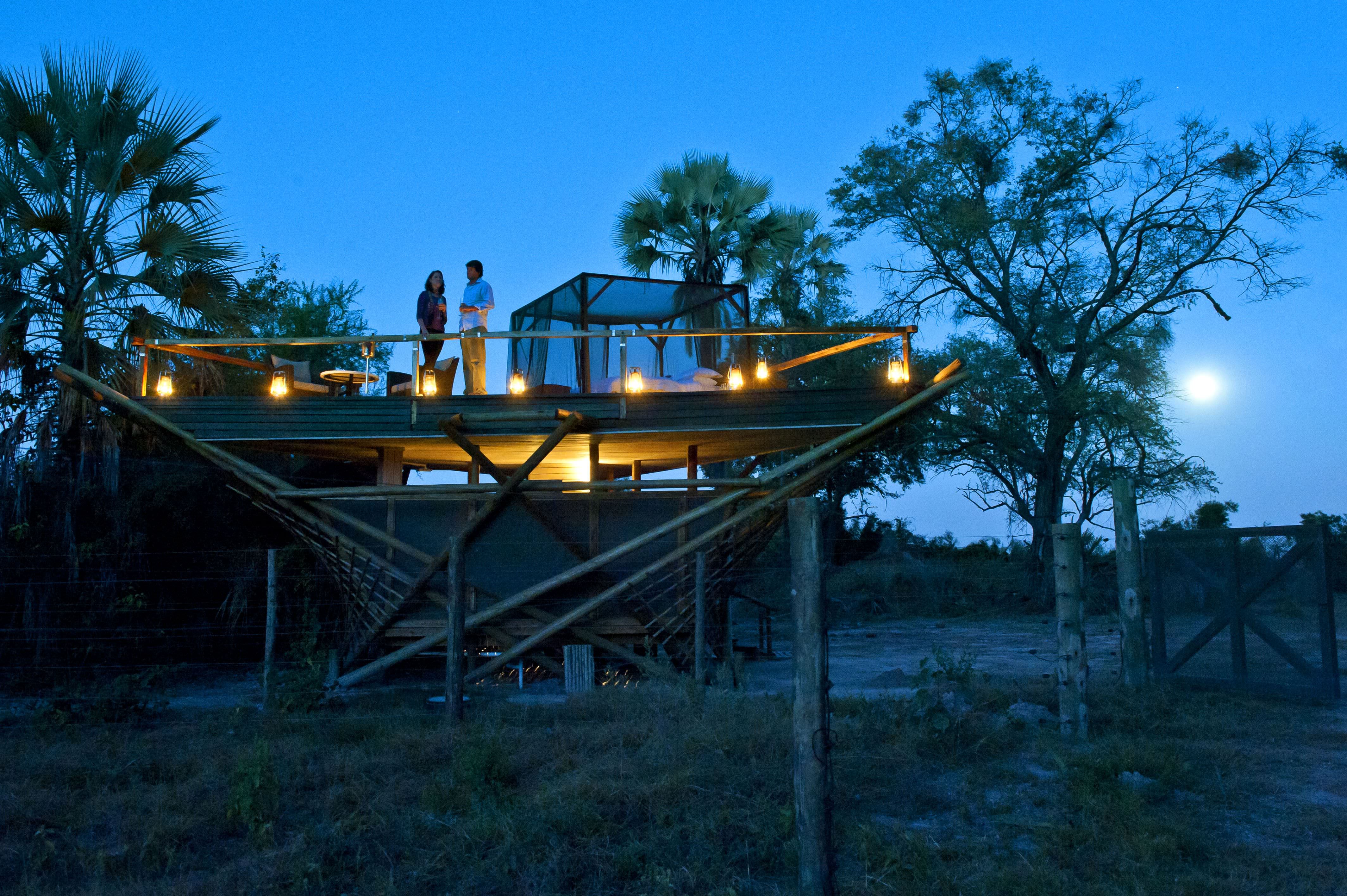 Schlafen Sie unter den Sternen Afrikas