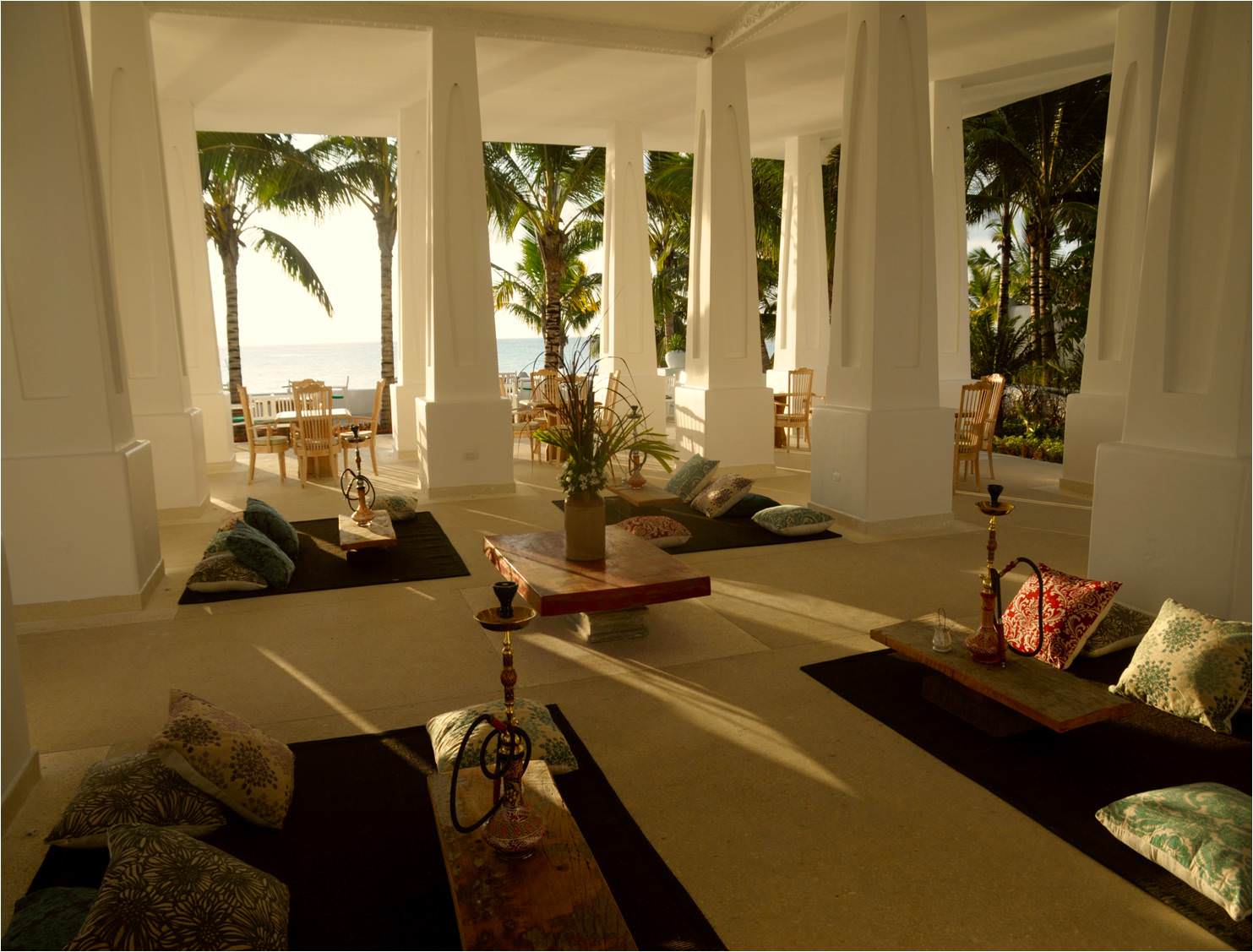 Entspannte Stimmung beim Sonnenuntergang 