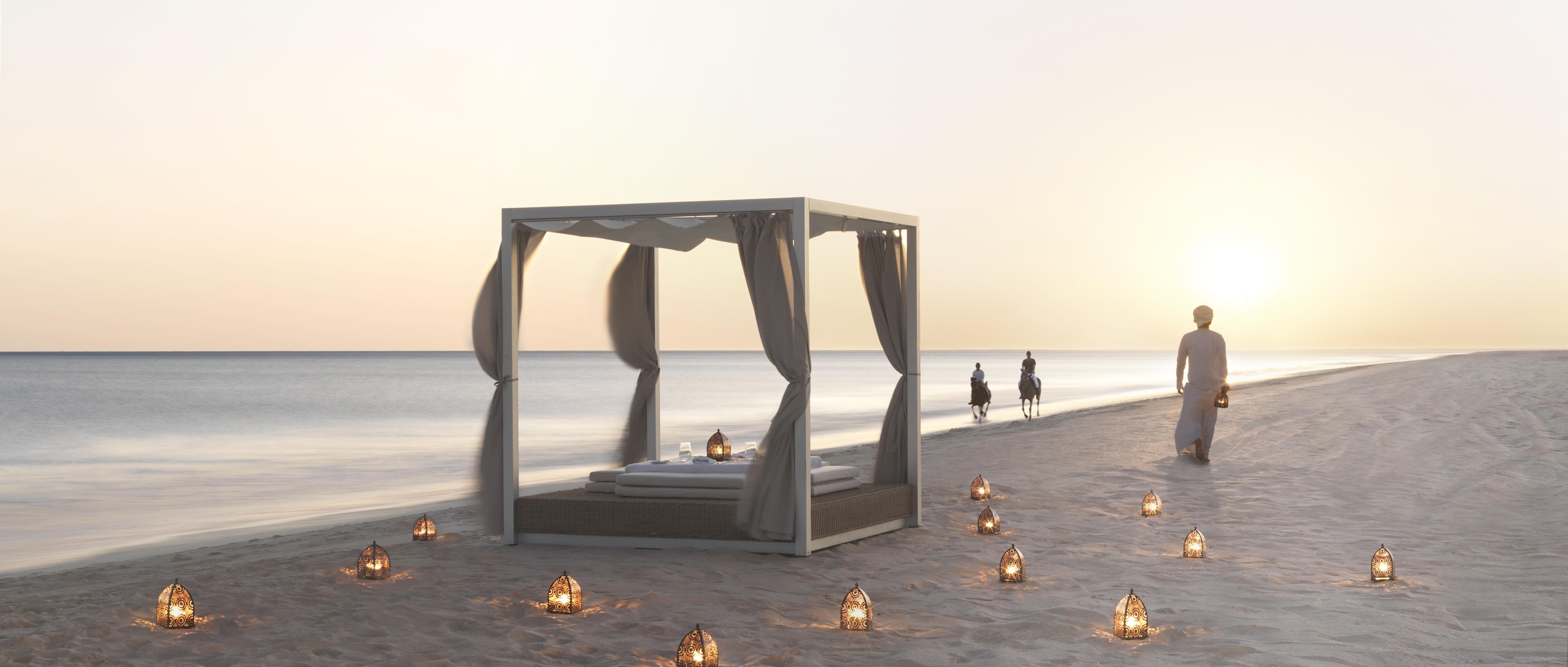 Zeit zu zweit beim Private Dinner am Strand 