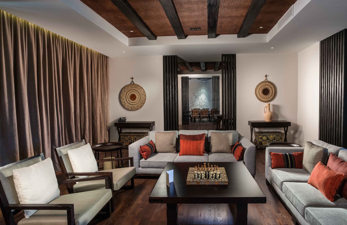 Komfortable Lounge der Jabal Villa