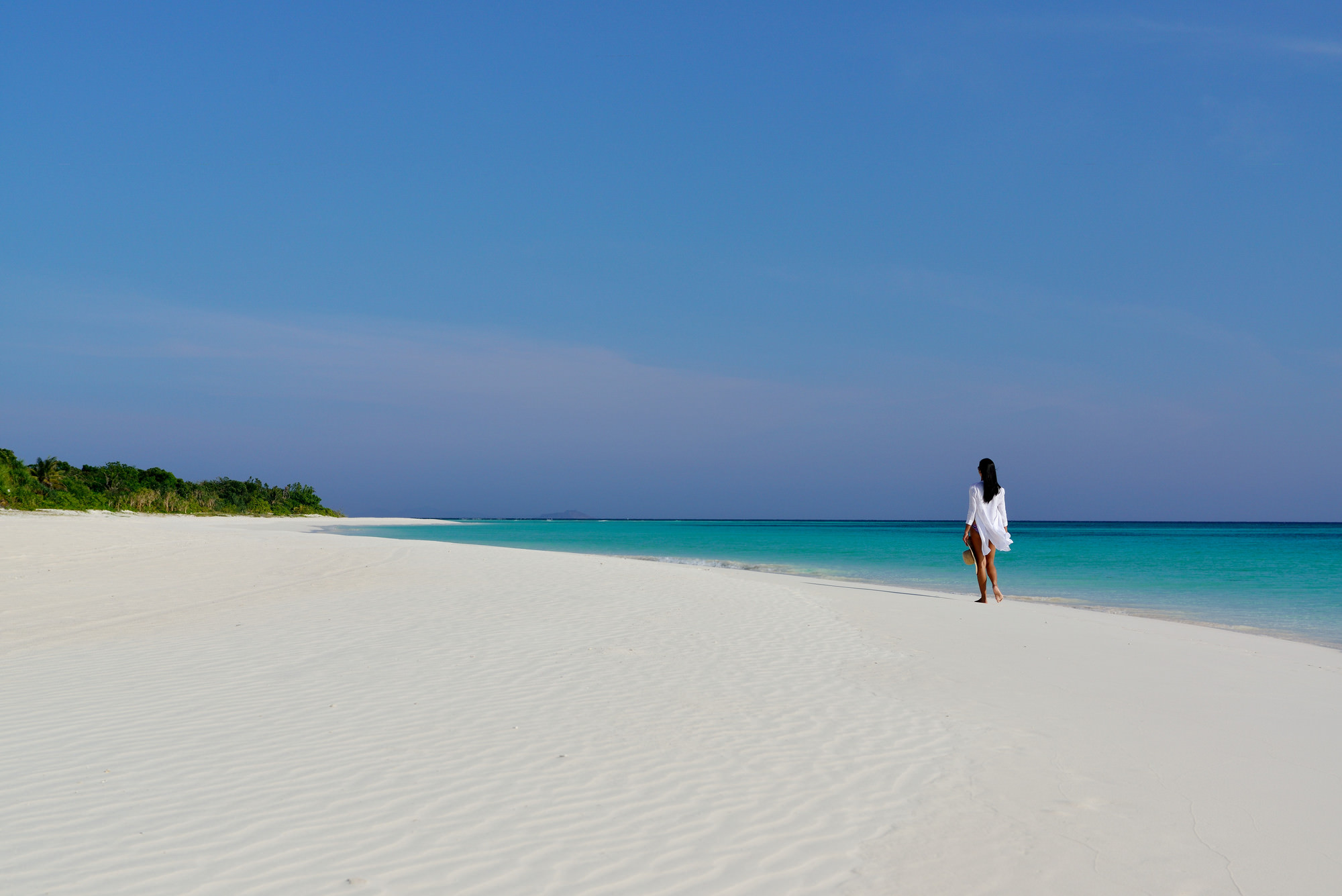 Lange Spaziergänge am endlosen Sandstrand