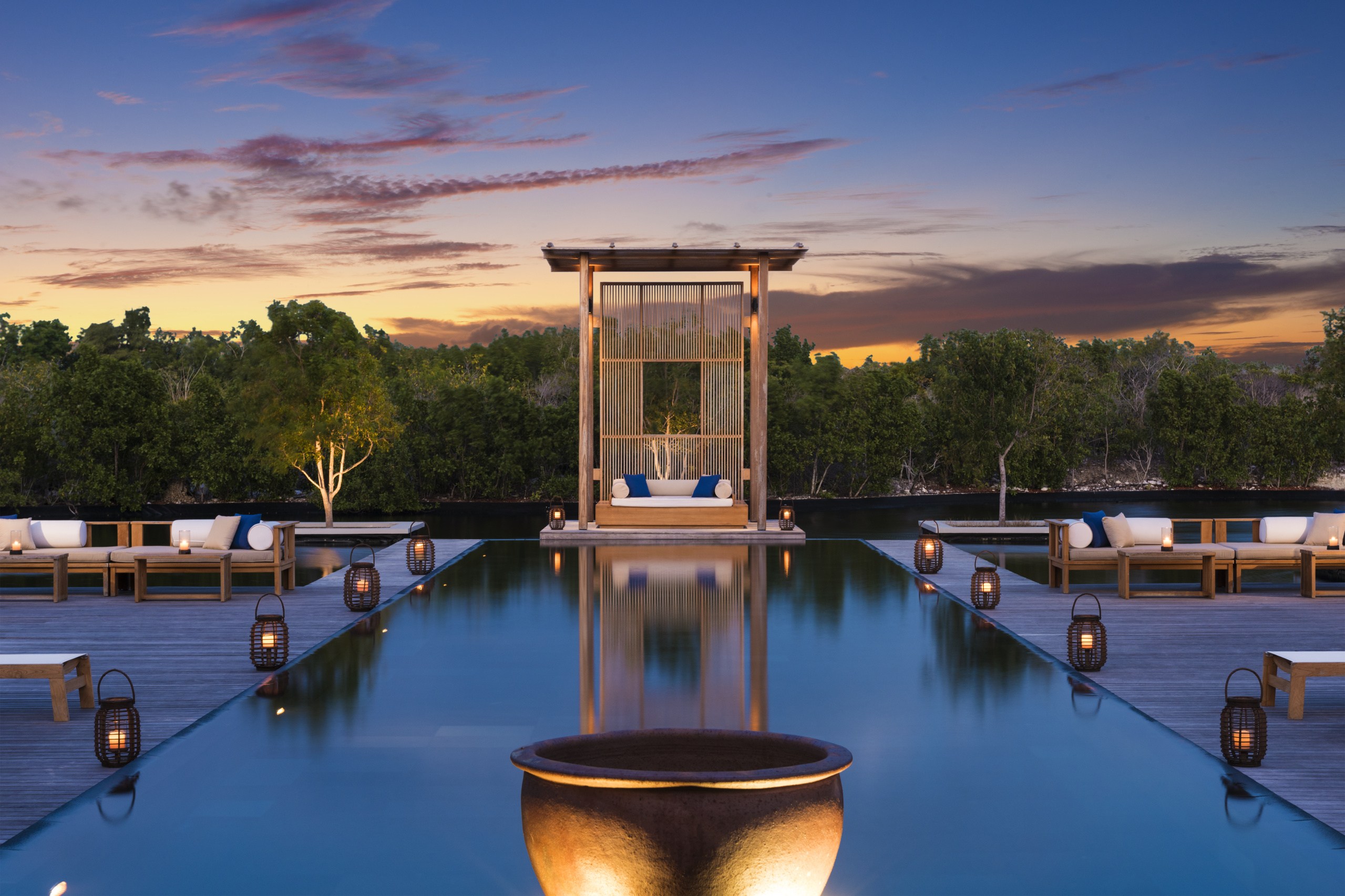 Der private Pool der 4 Bedroom Villa