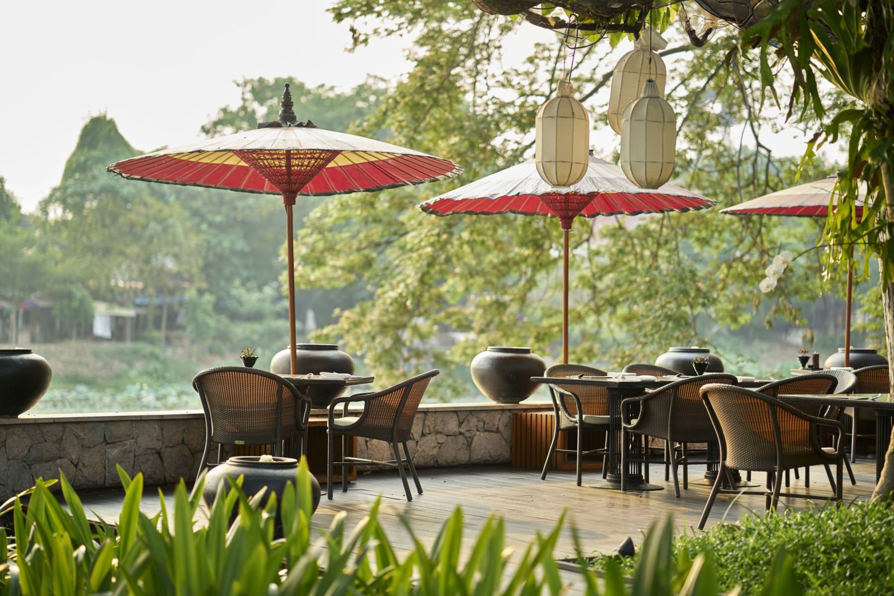 Terrasse des Restaurants