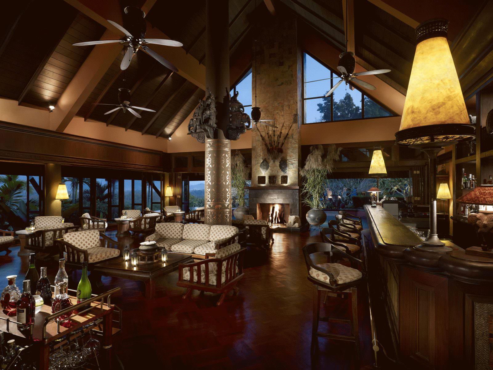 Intimes Ambiente an der Elephant Bar