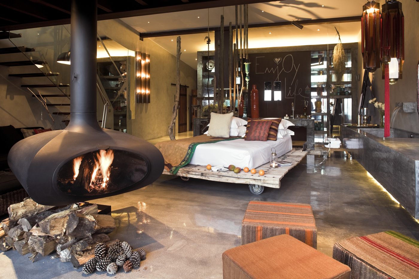 Außergewöhnliche Einrichtung in jedem Zimmer