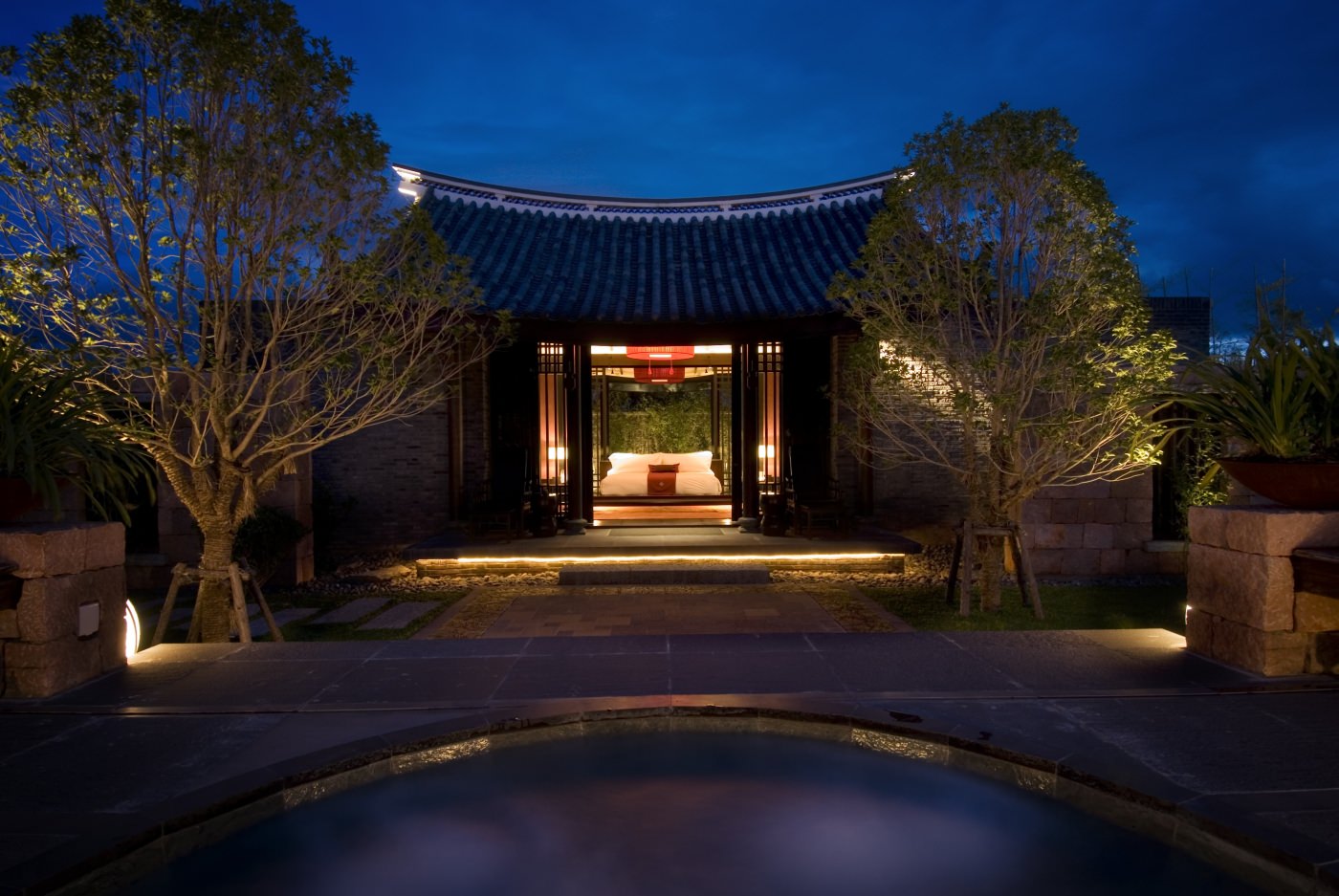 Abendstimmung Ihrer Villa