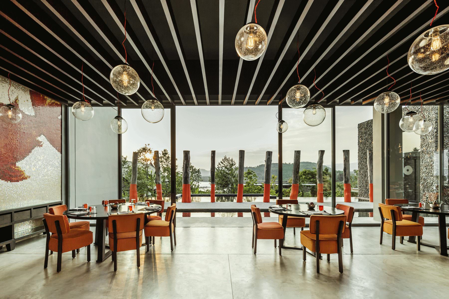 Ausgefallenes Restaurantkonzept