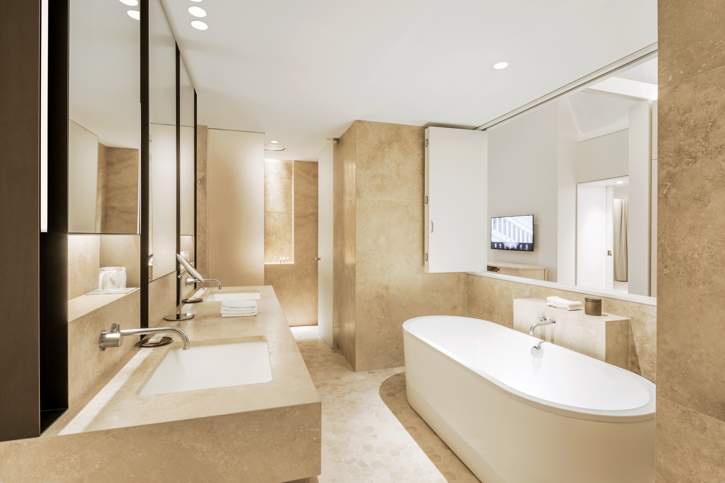 Badezimmer der Suite