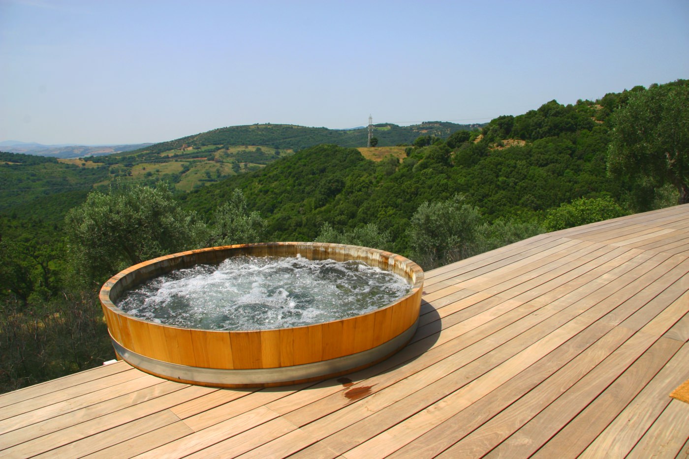 Entspannen Sie im Whirlpool 