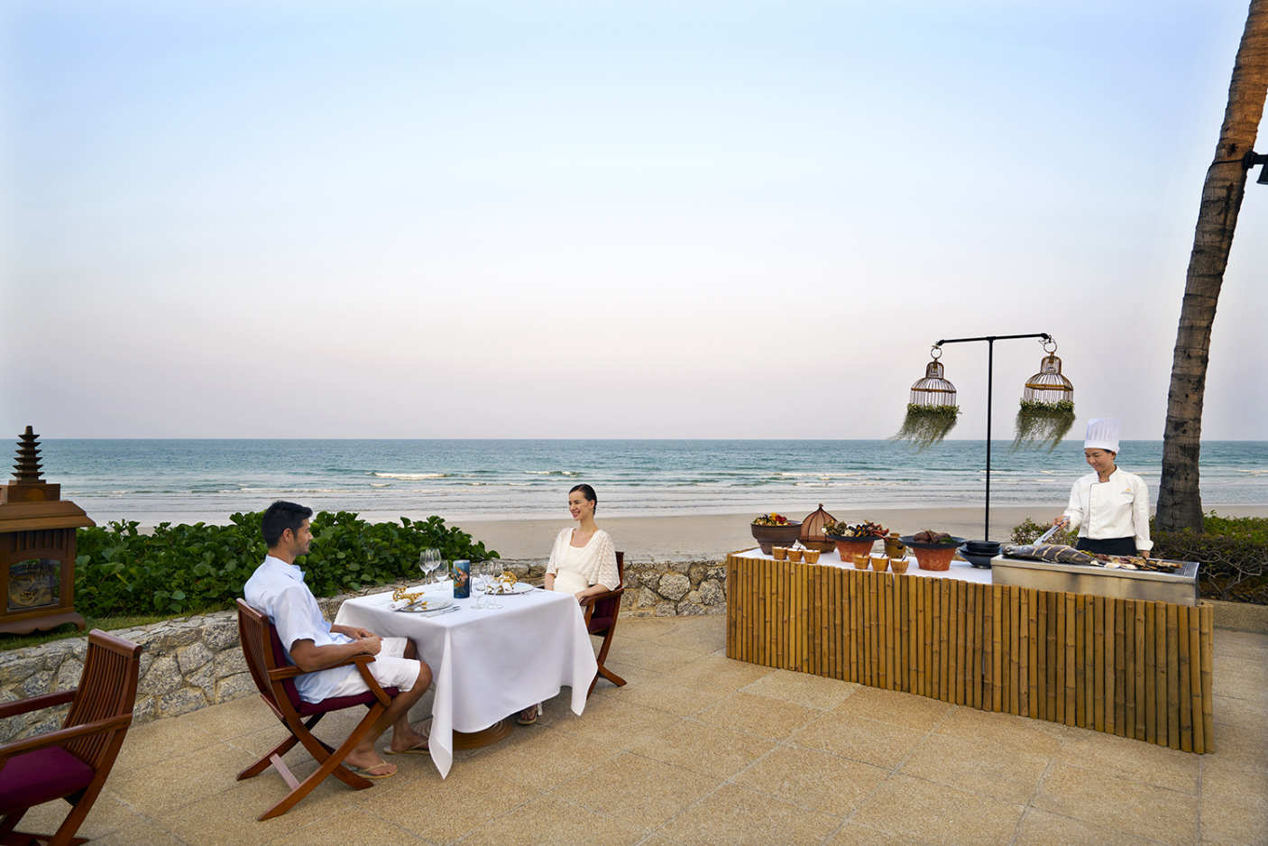 Köstlicher Saturday BBQ am Strand