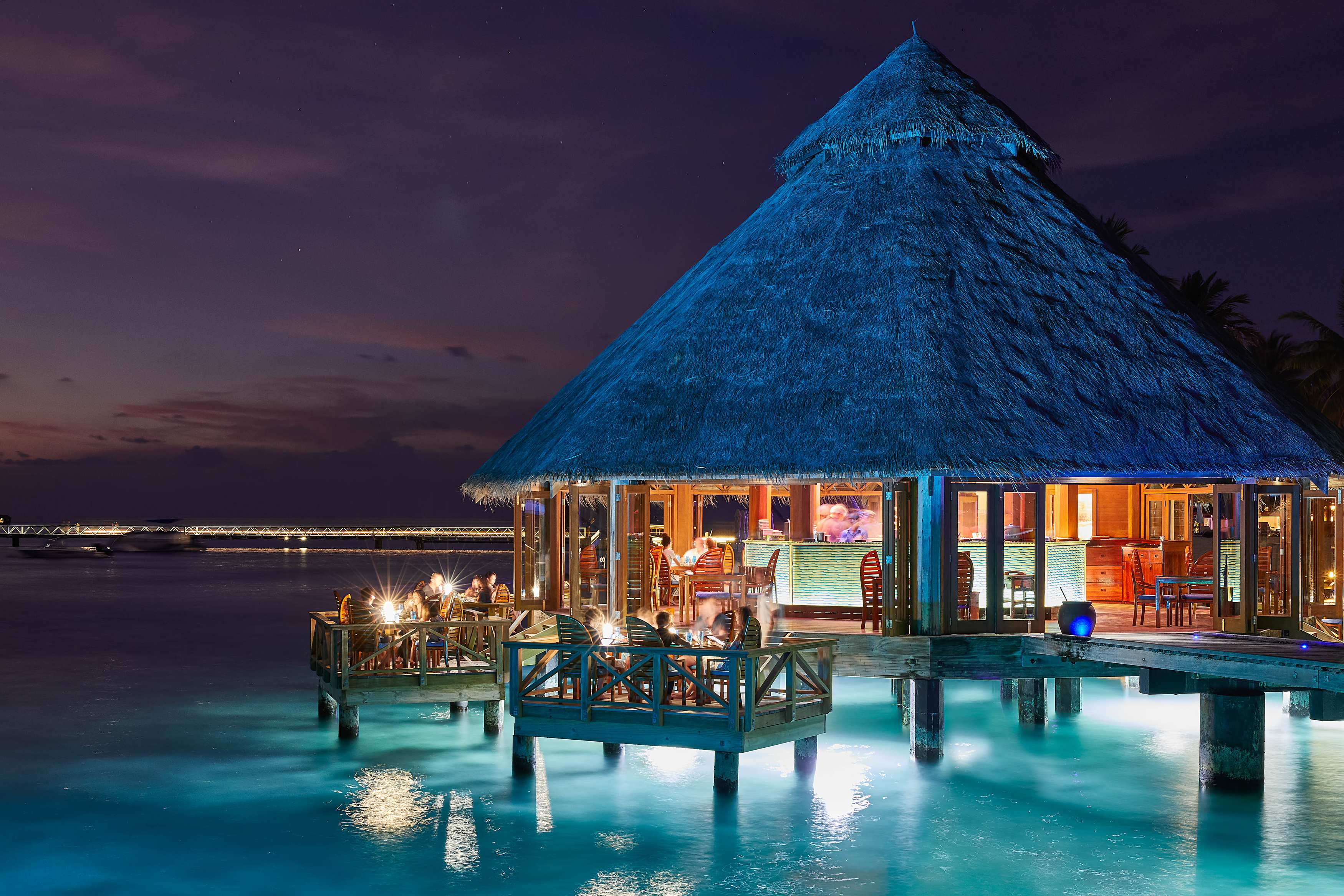 Meeresfrüchtespezialitäten im a la carte Restaurant Sunset Grill & Bar