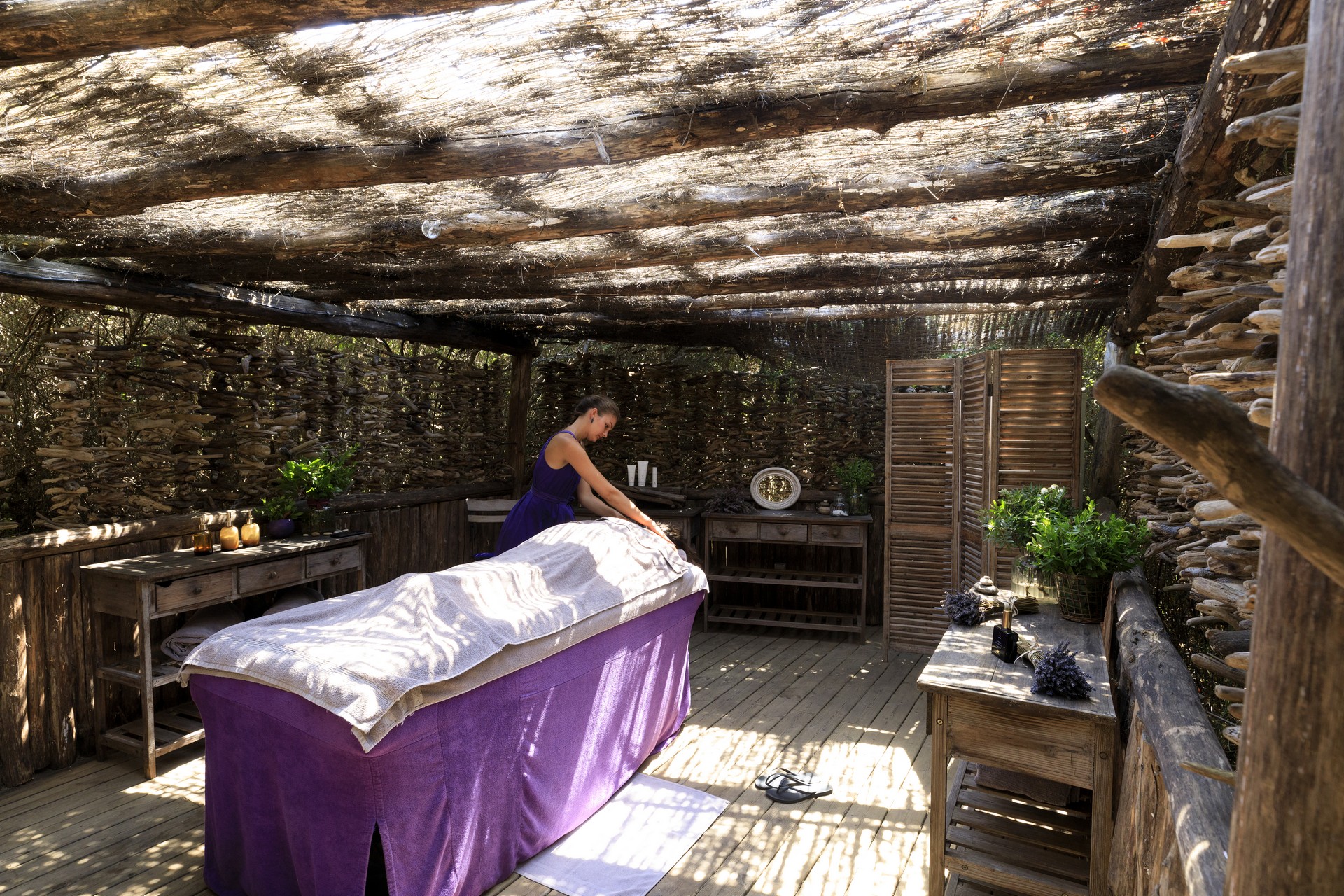 Lassen Sie sich im Spa am Strand rundum verwöhnen