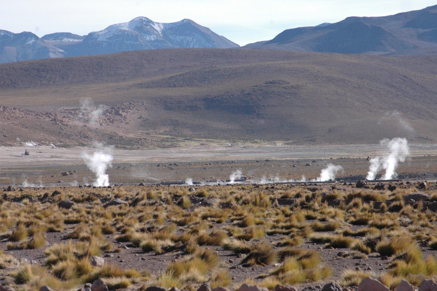 Heisse Quellen trotz trockenster Wüste
