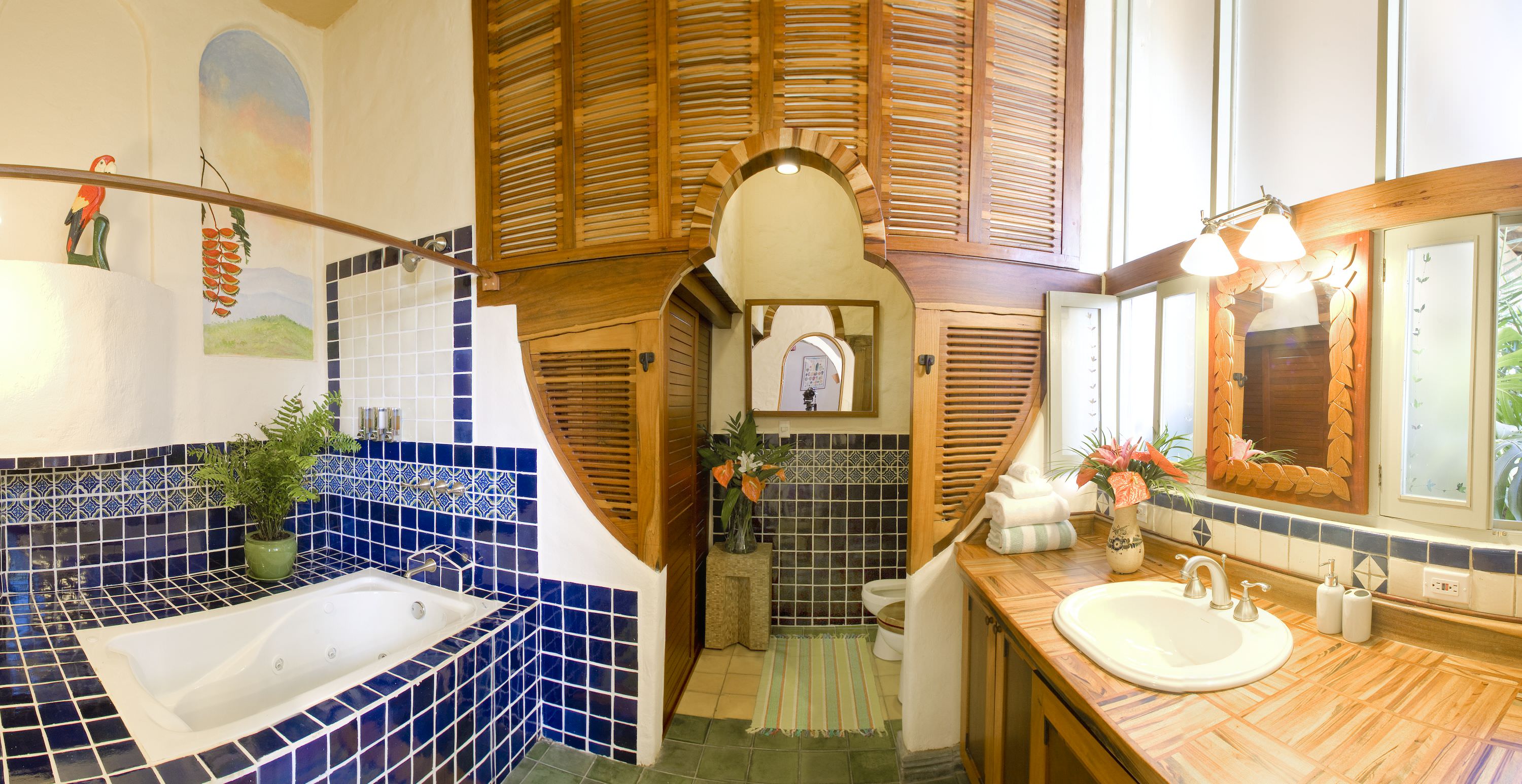 Landestypisches Design in den Suiten