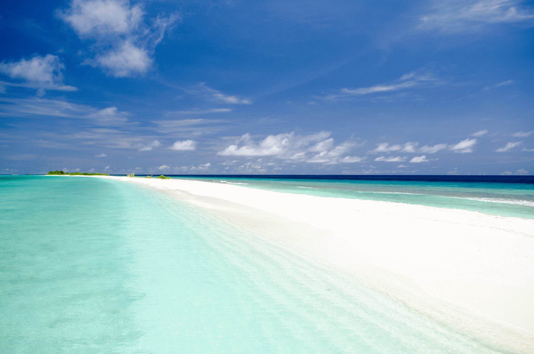 Bis zum Horizont spazieren