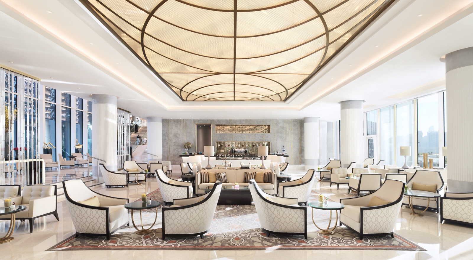 Die gemütliche Lounge des Four Seasen Abu Dhabi