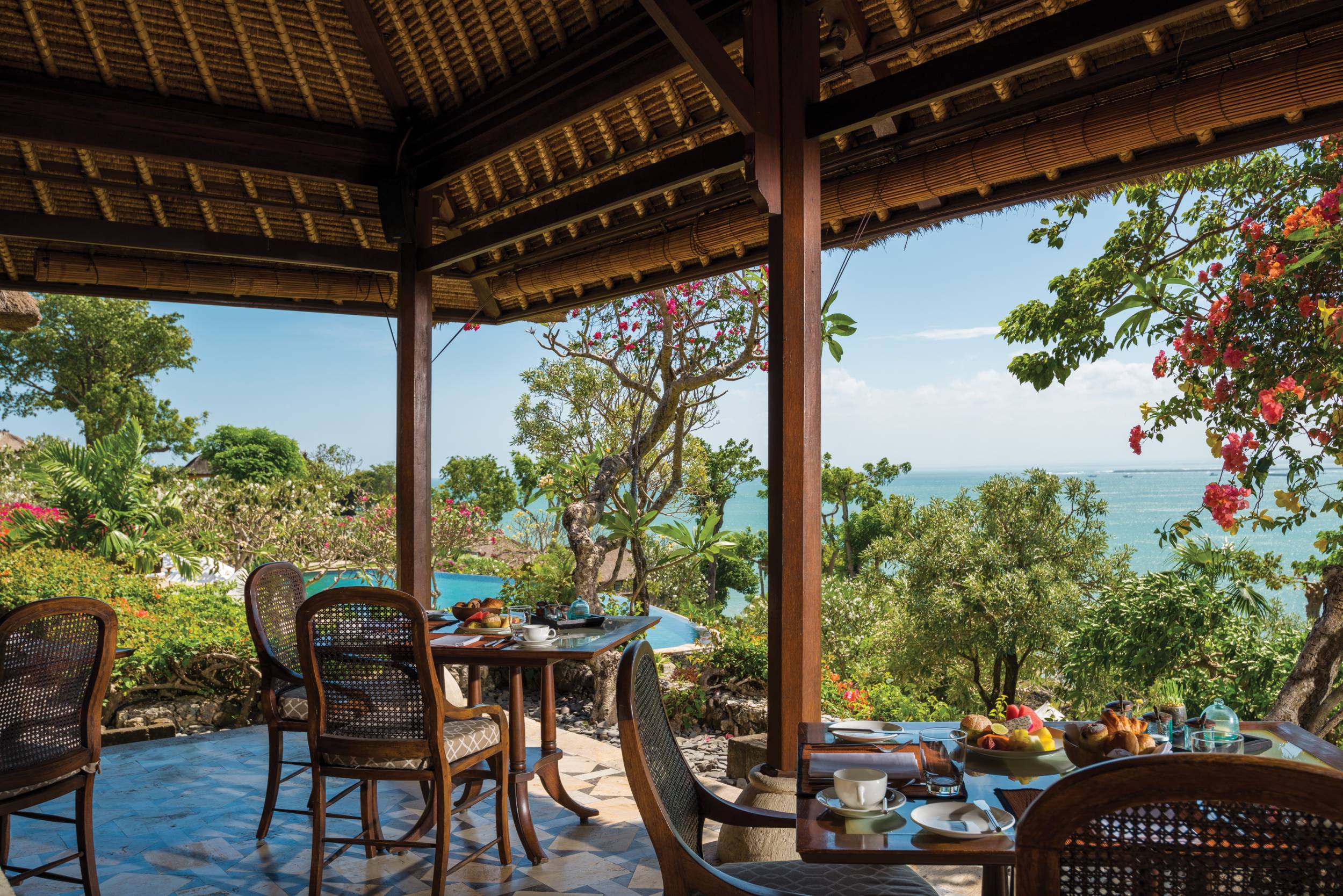 Herrlicher Blick von der Terrasse