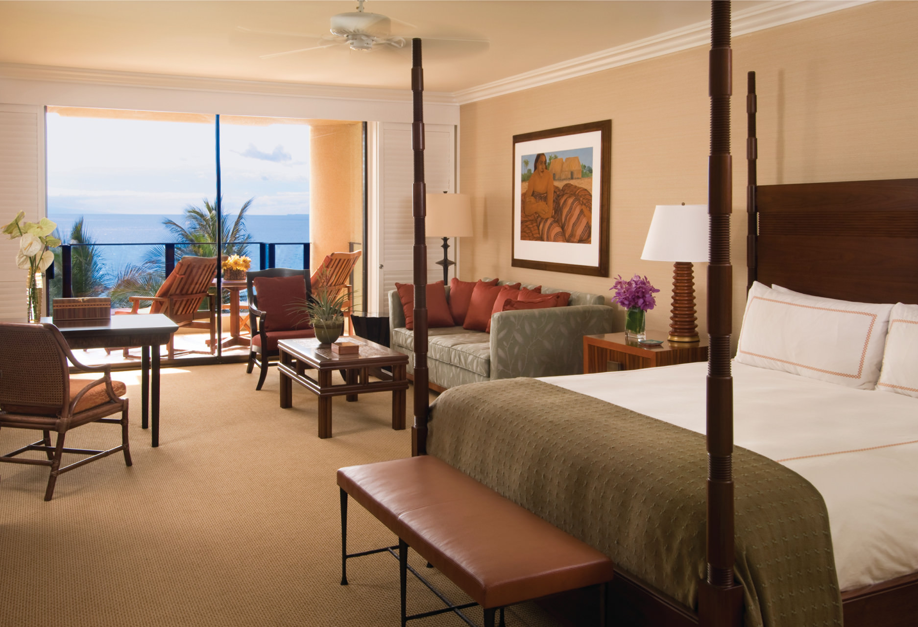 Toller Meerblick aus den Zimmern