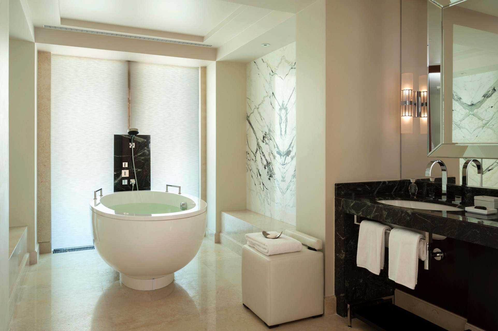 Elegantes Design der Badezimmer