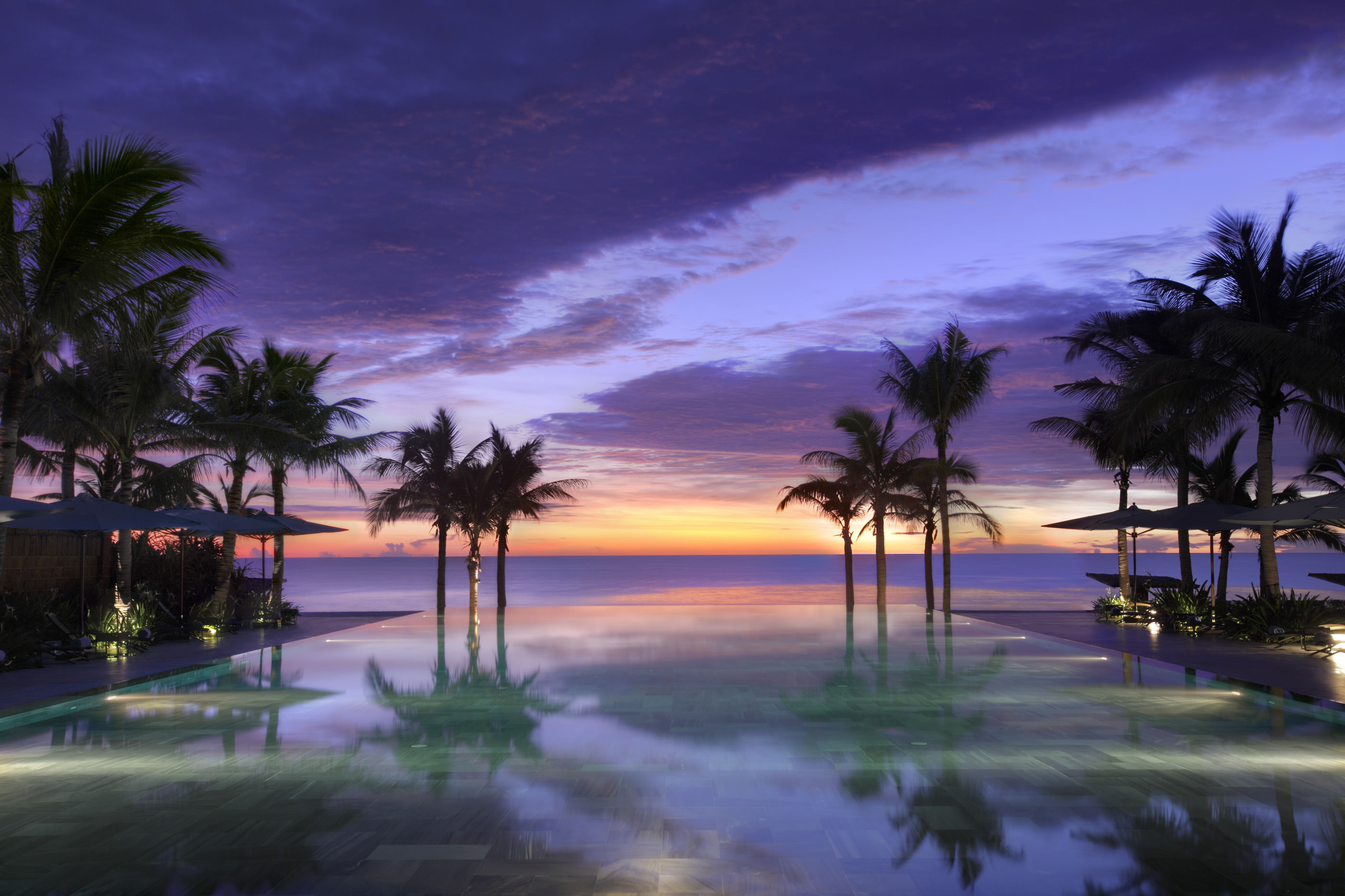 Unglaublicher Sonnenuntergang