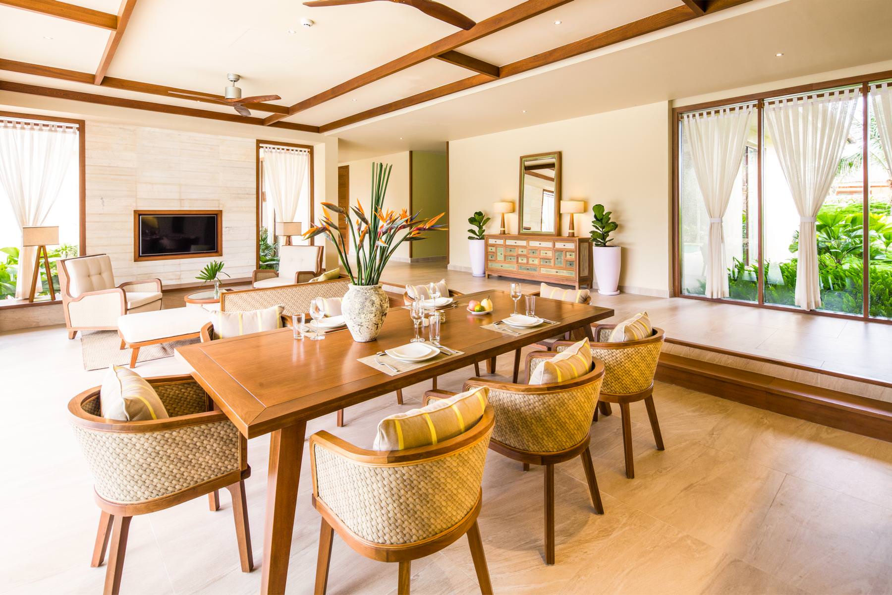 Dinieren Sie in Ihrer Villa