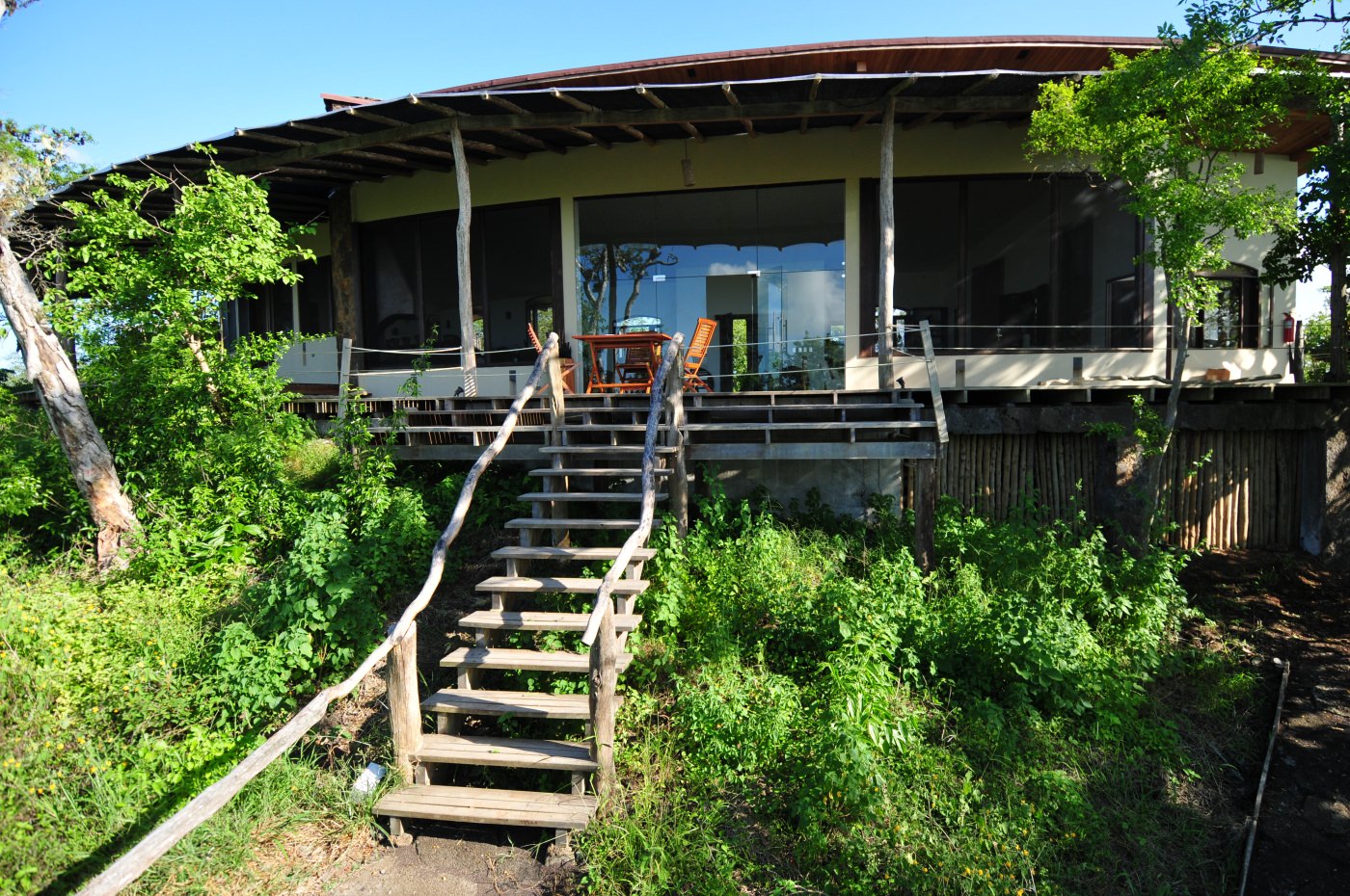 Lassen Sie auf der Terasse den Tage revue passieren