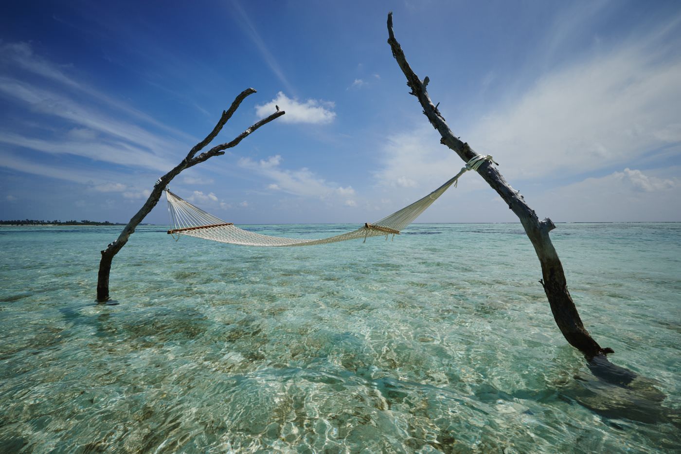 Die Pole Position unter den Hängematten