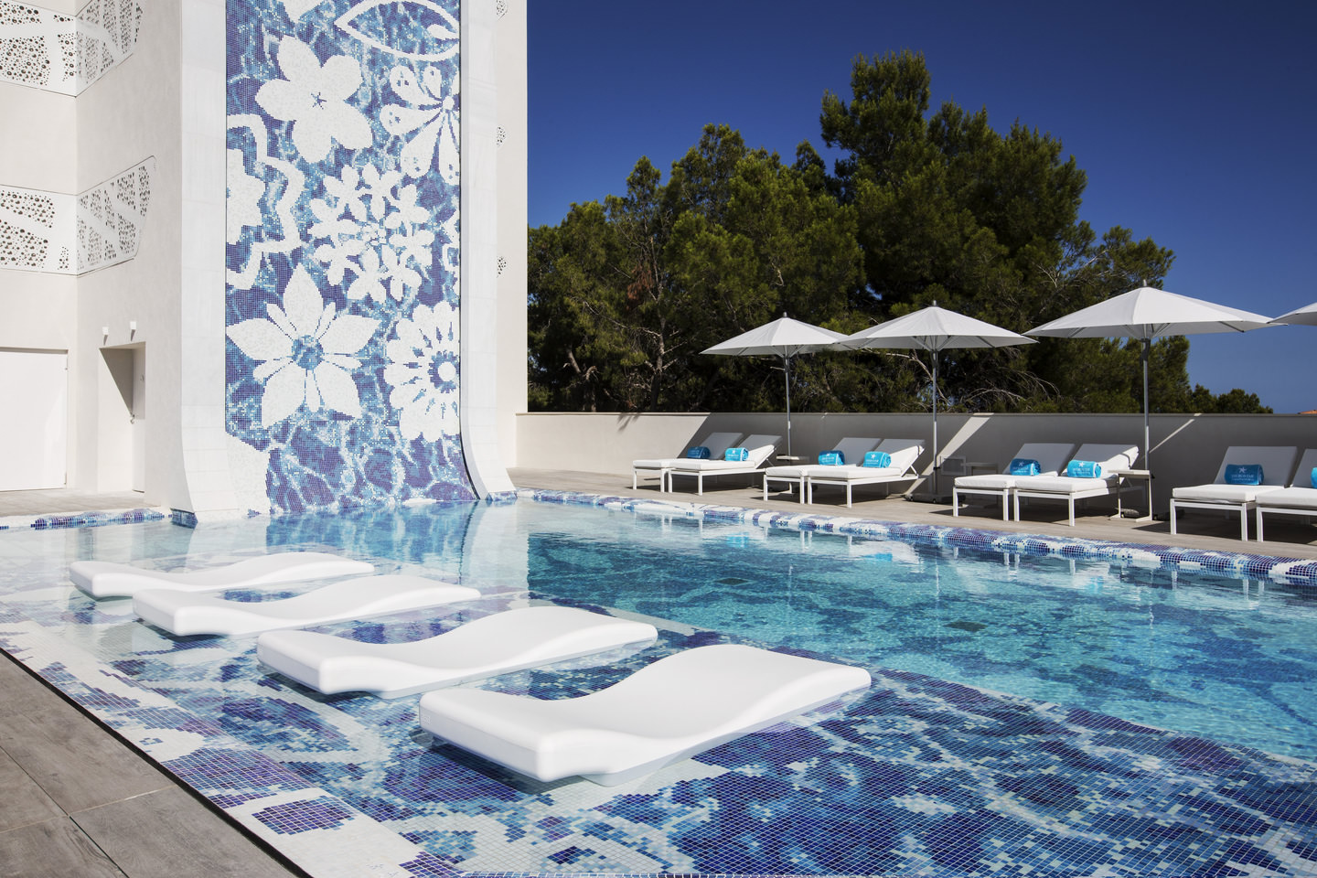 Der coole Poolbereich