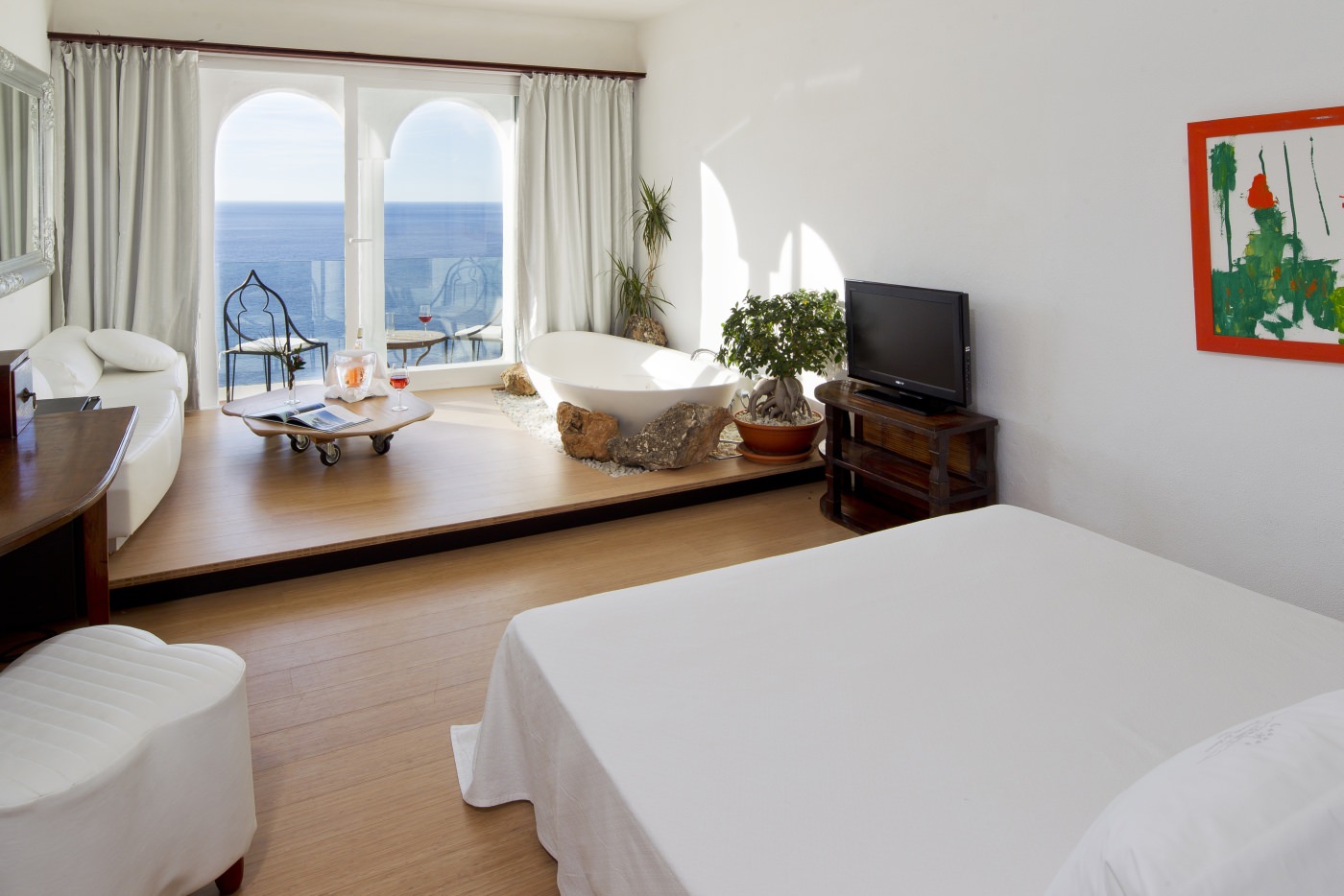 Genießen Sie den Blick aus dem Fenster 