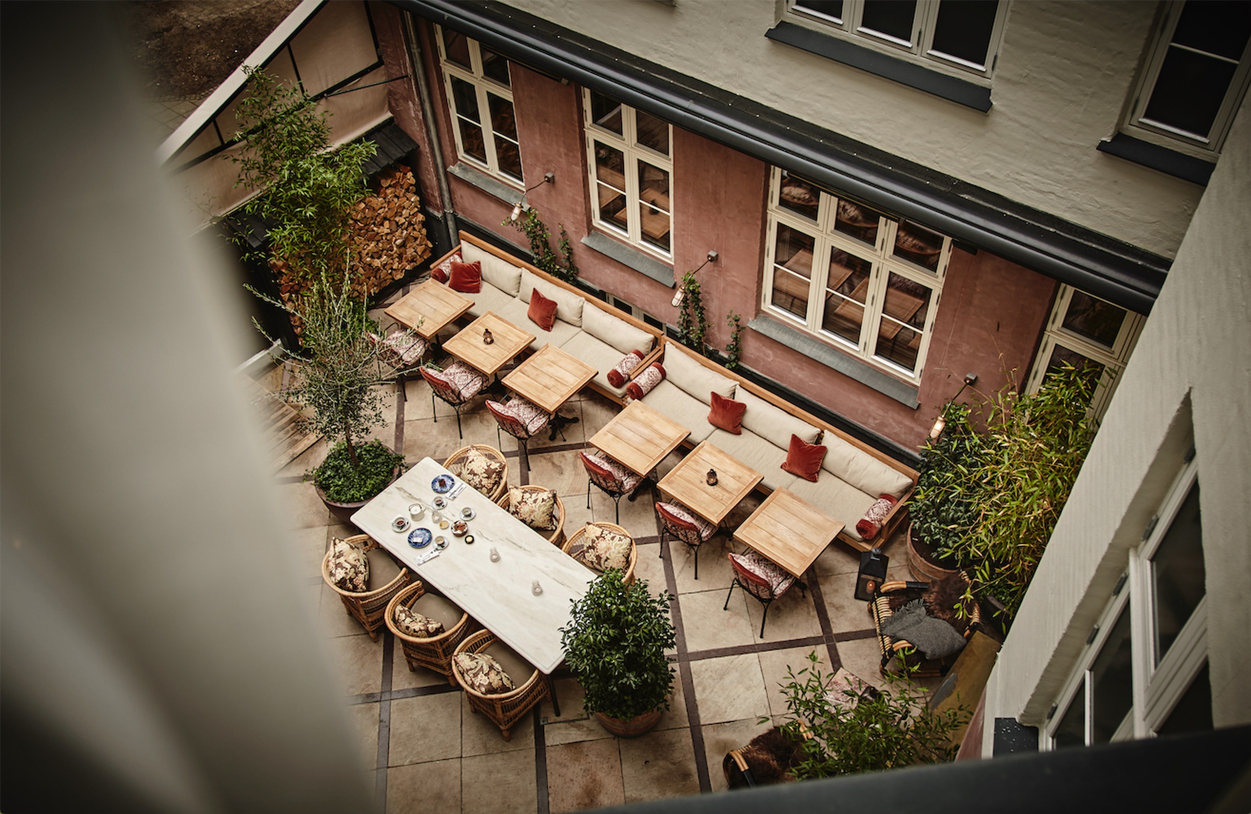The Courtyard - das Herzstück des Boutique-Hotels