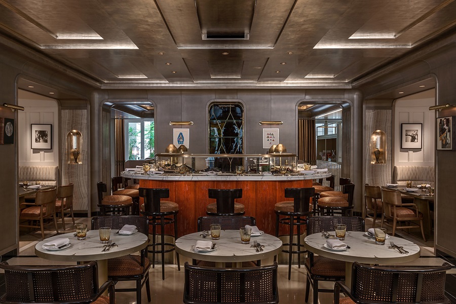 Die Brasserie d'Aumont mit typisch Pariser Atmosphäre