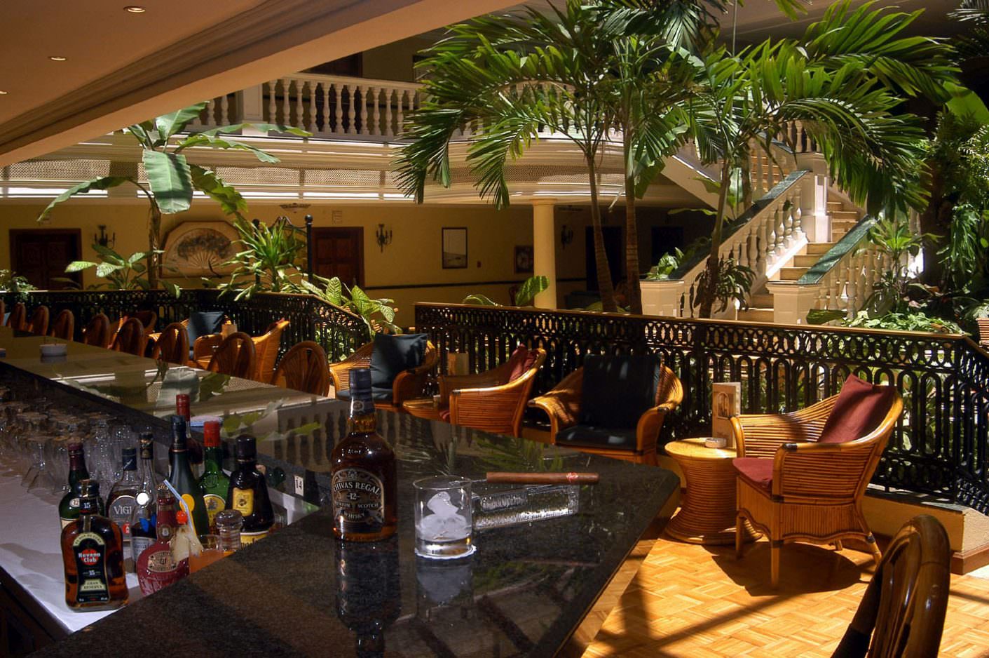 Kubanischer Rum erwartet Sie an der Bar