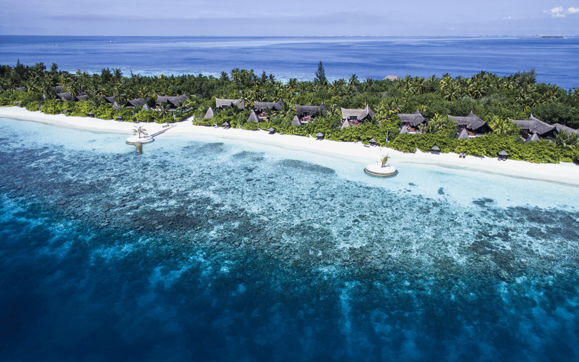 Von tropischer Vegetation umhüllt