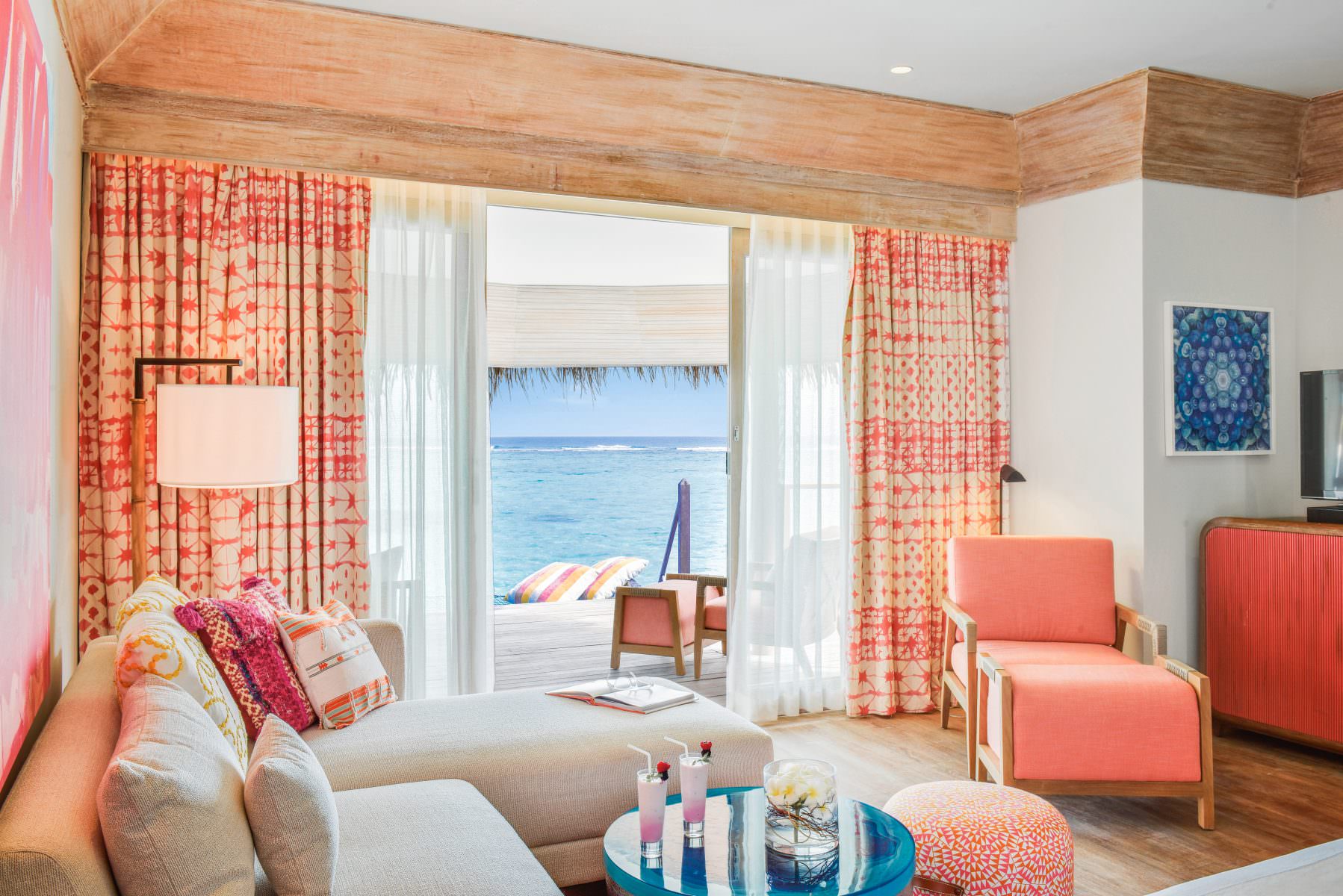 Die Water Villa verbreitet gute Laune