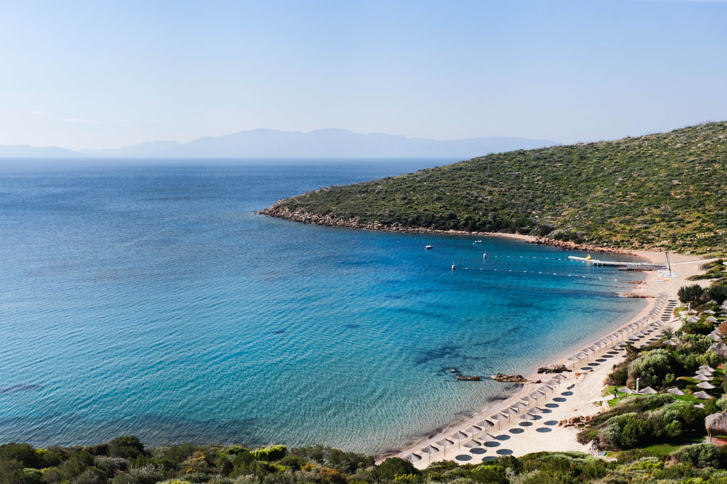 Dieser Strand läd zum baden ein