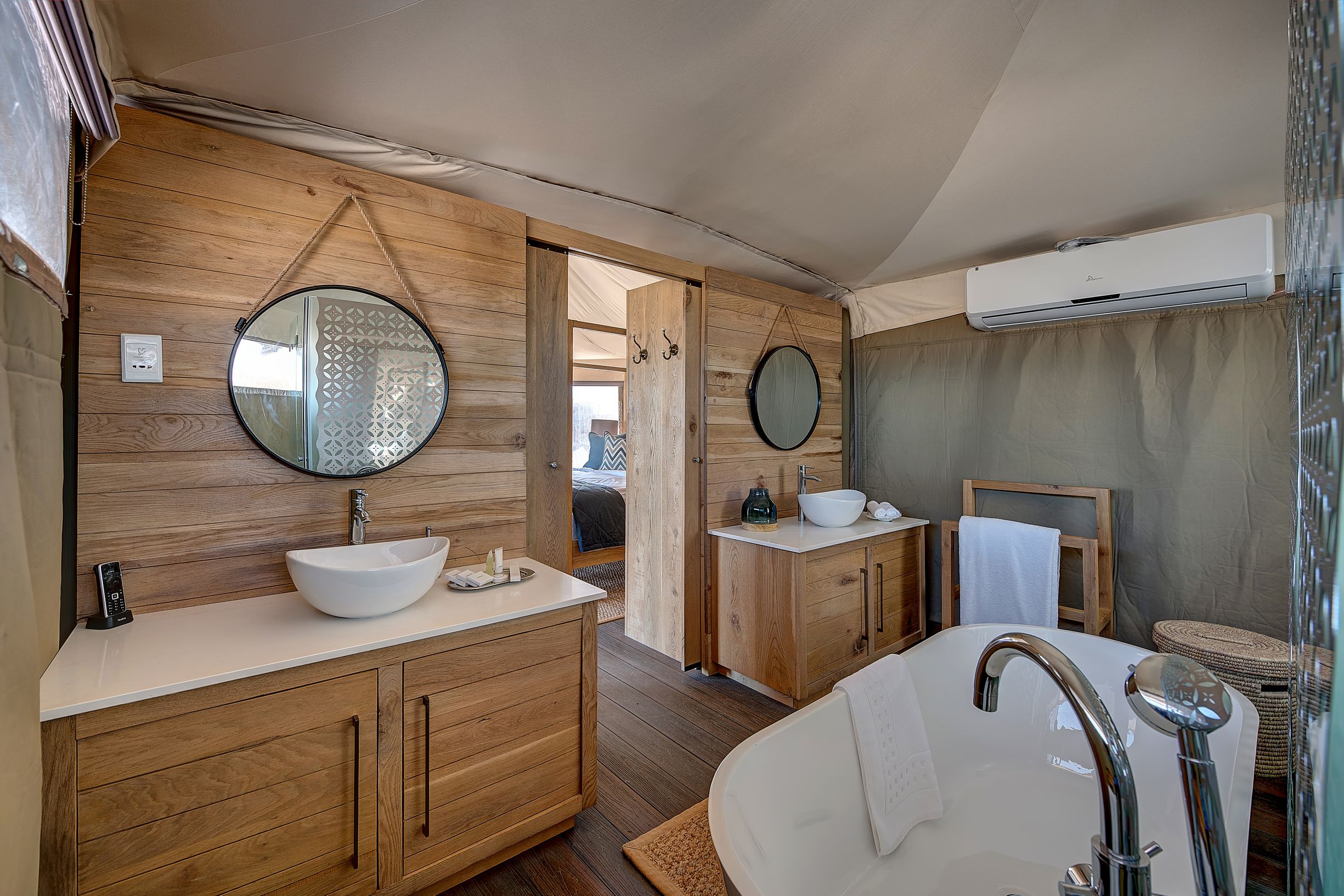 Die wunderschön gestalteten Badezimmer