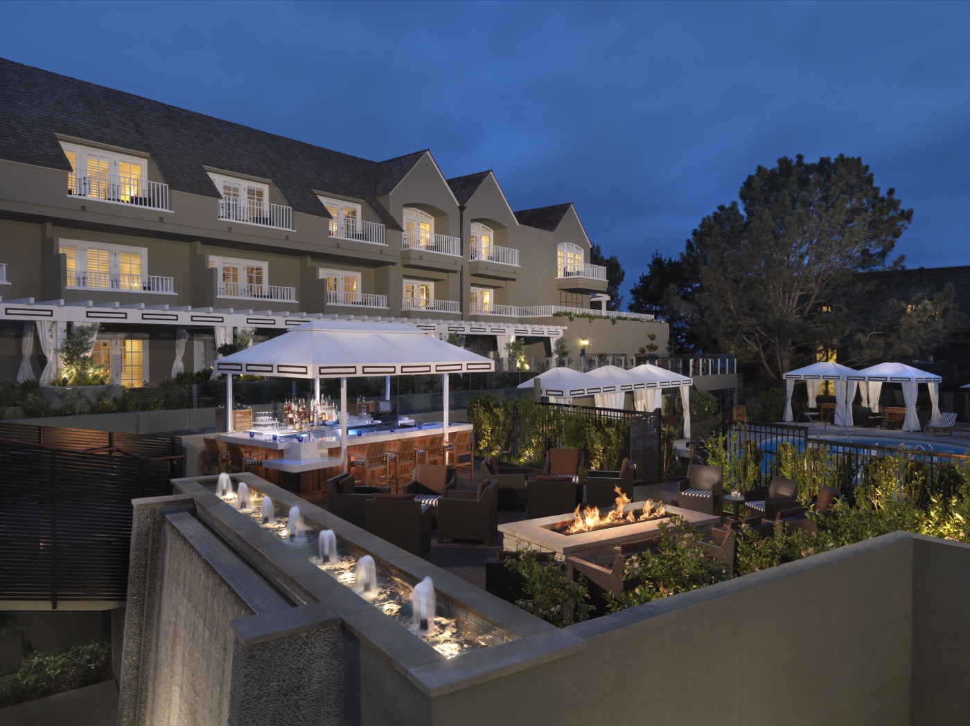 Genießen Sie ein Dinner im freien