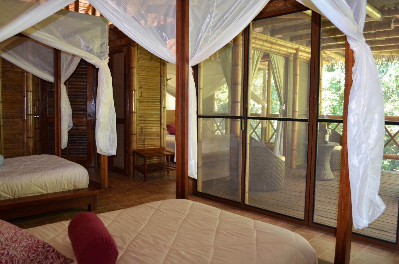 Offen gestaltete Räume in der Lodge 