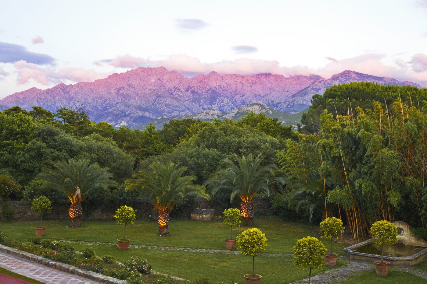 Mediterrane Gartenanlage