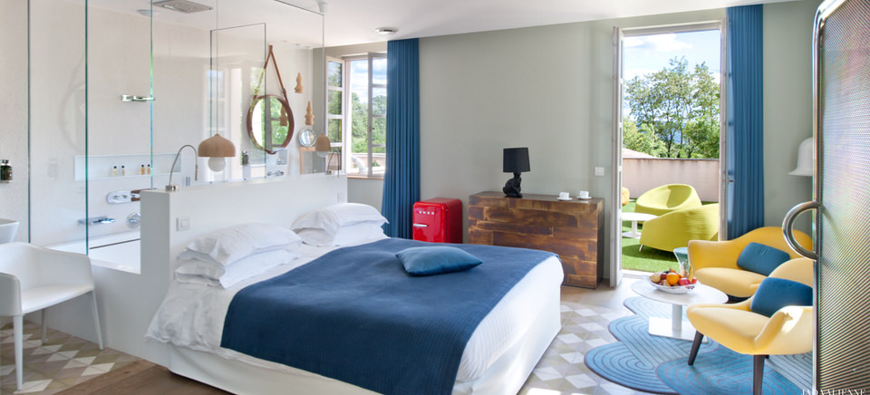 Suite mit herrlichem Ausblick auf den Garten