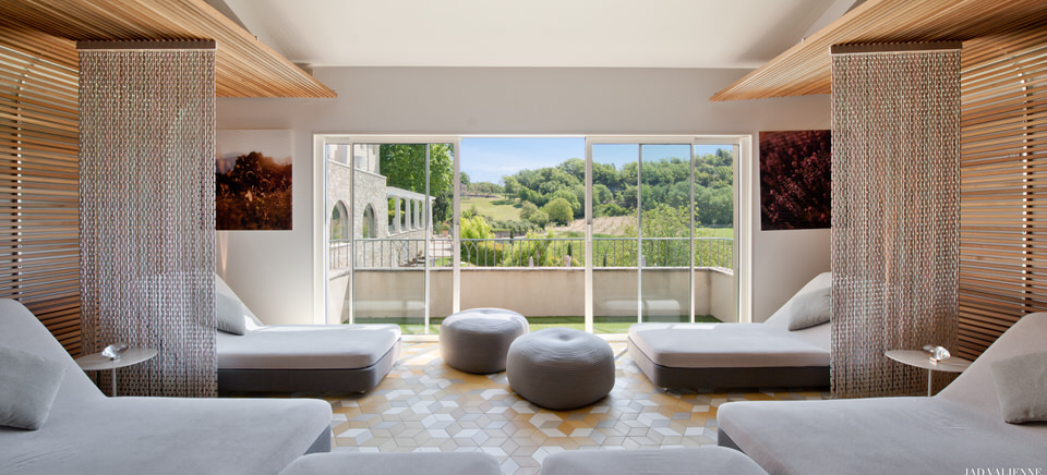 Entspannende Atmosphäre im Spa