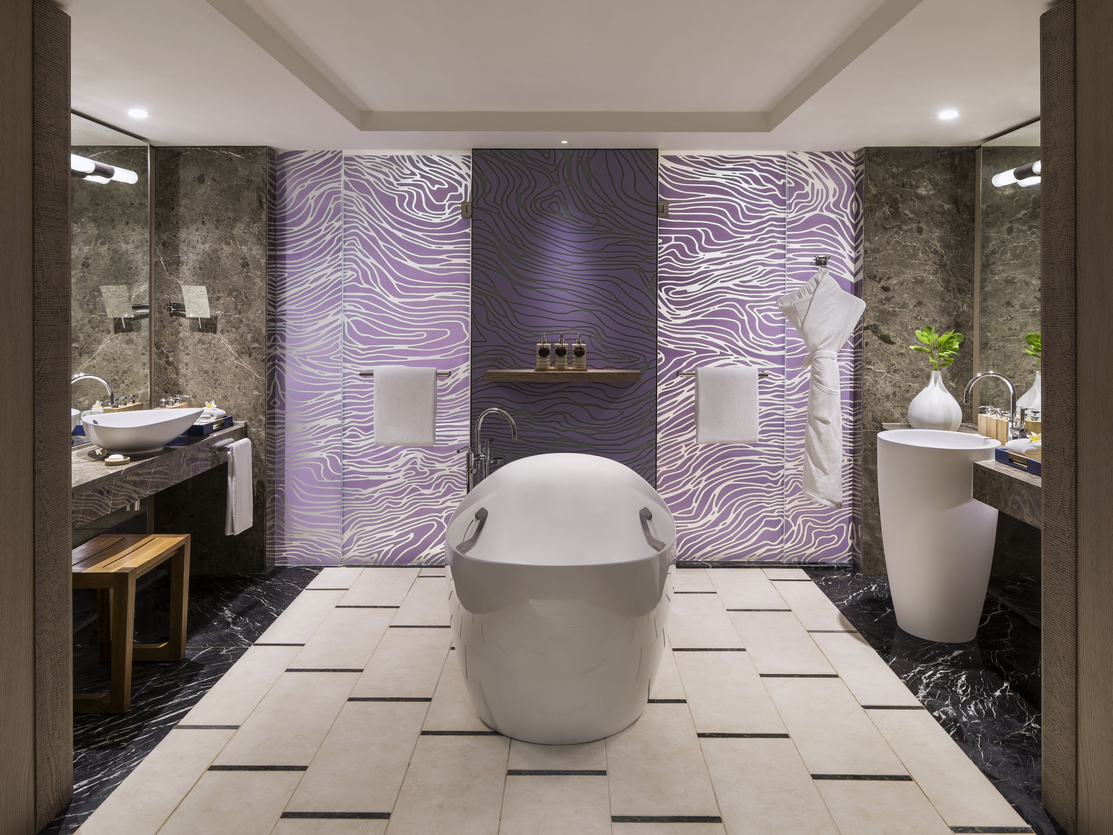 Interieur der Badezimmer