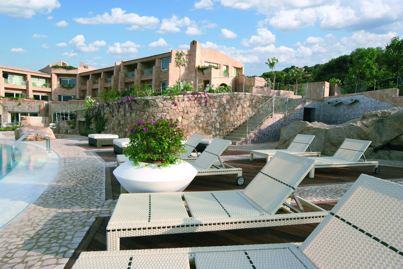 Entspannen Sie am Pool 